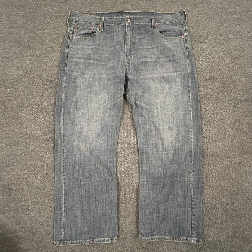 Levi Jeans Mens Size 42 569 Loose Straight Blue Denim Relaxed Fit Casual Pants